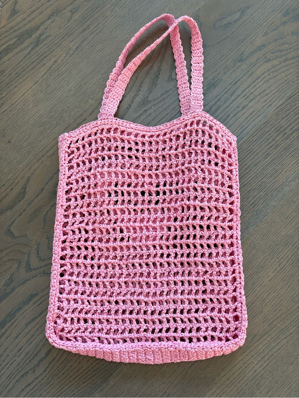 Prada Pink Crochet Milano Tote - Picture 3 of 3